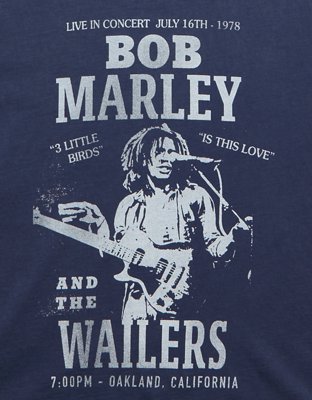 AE Boxy Fit Bob Marley Graphic T-Shirt | American Eagle