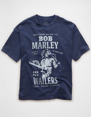 AE Boxy Bob Marley Graphic T-Shirt from American Eagle - $24.46
