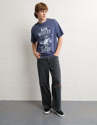 AE Boxy Fit Bob Marley Graphic T-Shirt | American Eagle
