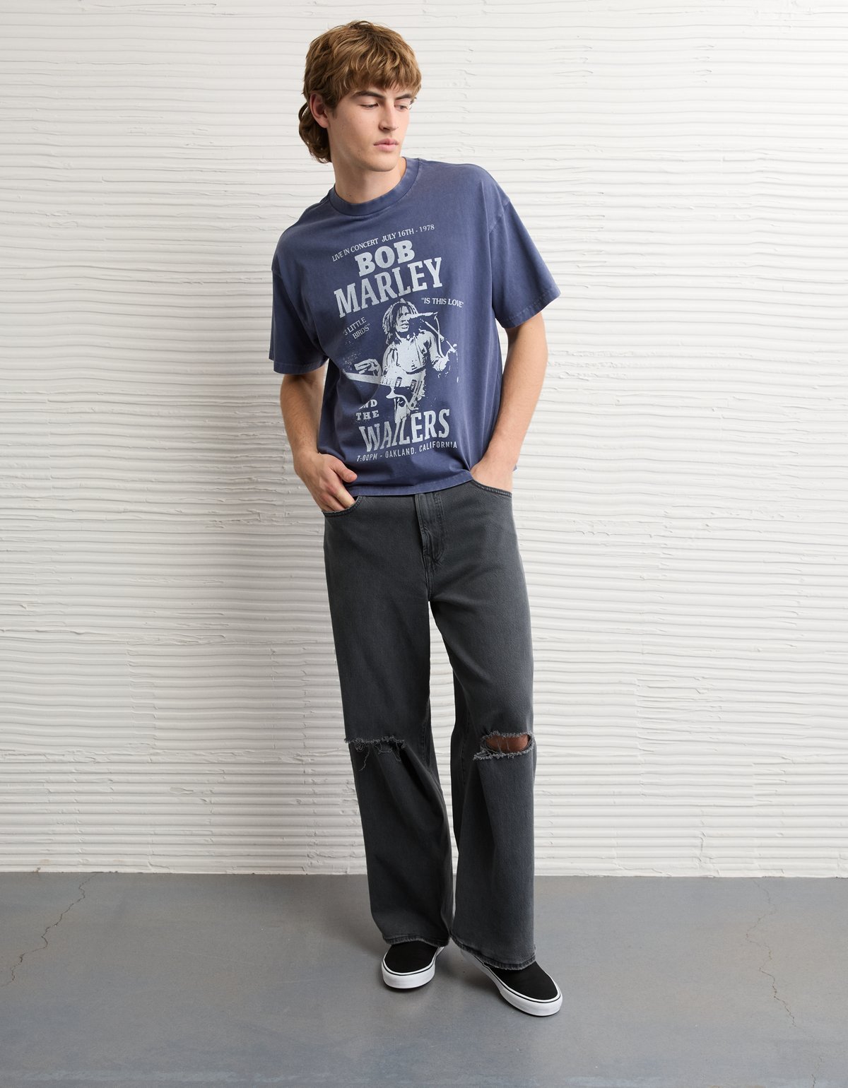AE Boxy Bob Marley Graphic T-Shirt - image 5
