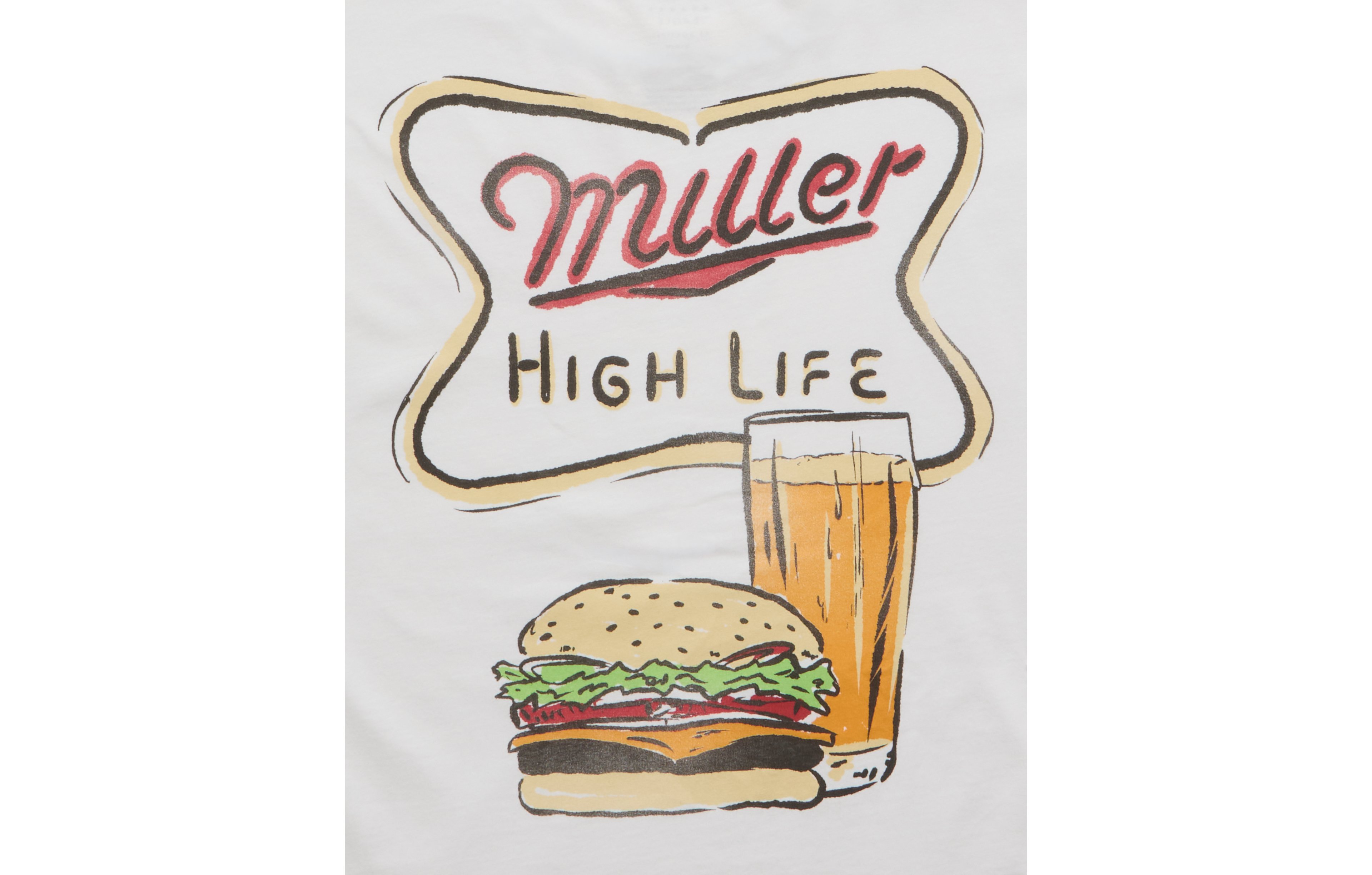 AE Boxy Fit Miller Beer Graphic T-Shirt