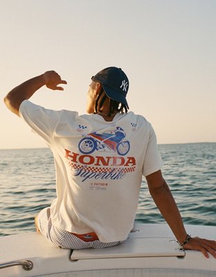 AE Standard Fit Honda Racing Graphic T-Shirt