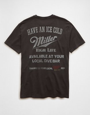 AE Standard Fit Miller High Life Graphic T-Shirt