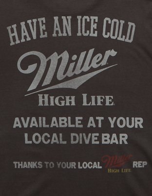 AE Standard Fit Miller High Life Graphic T-Shirt