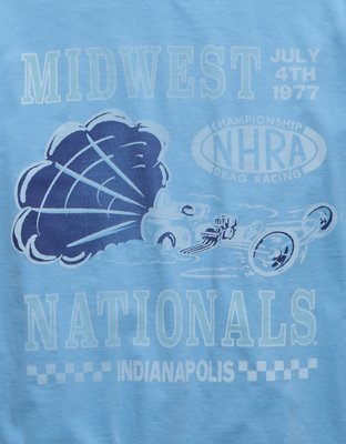 AE Standard Fit National Hot Rod Graphic T-Shirt