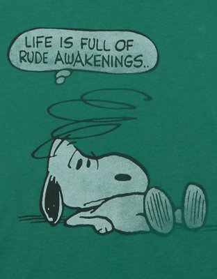 AE Standard Fit Snoopy Graphic T-Shirt