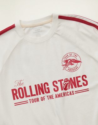 AE Standard Fit Rolling Stones Graphic Soccer T-Shirt