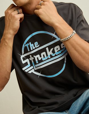 T-shirt à image The Strokes de coupe droite AE