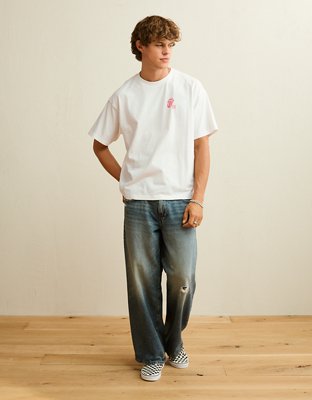 AE Boxy Fit The Rolling Stones Graphic T-Shirt