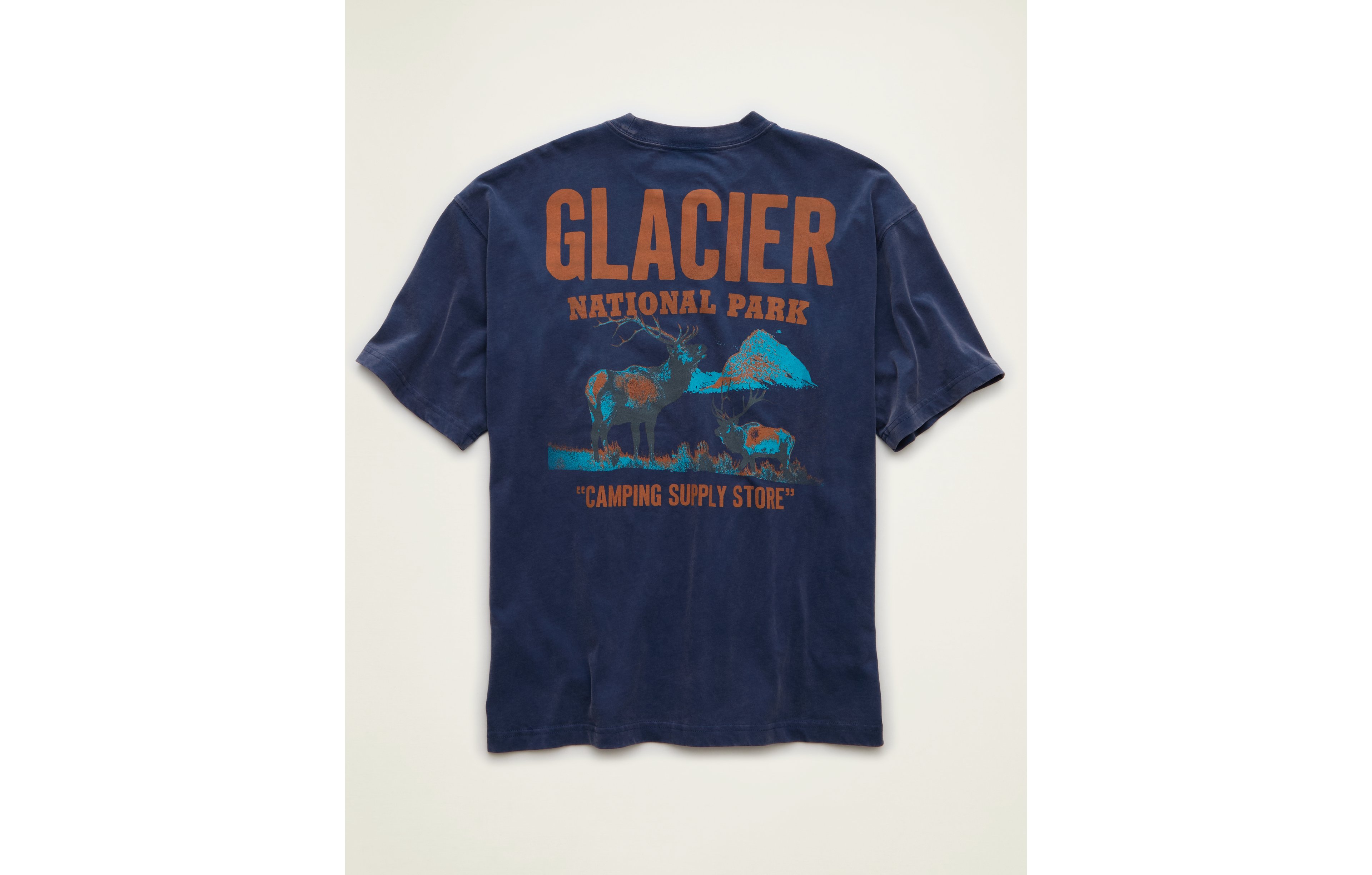 AE Boxy Fit Glacier National Park Graphic T-Shirt