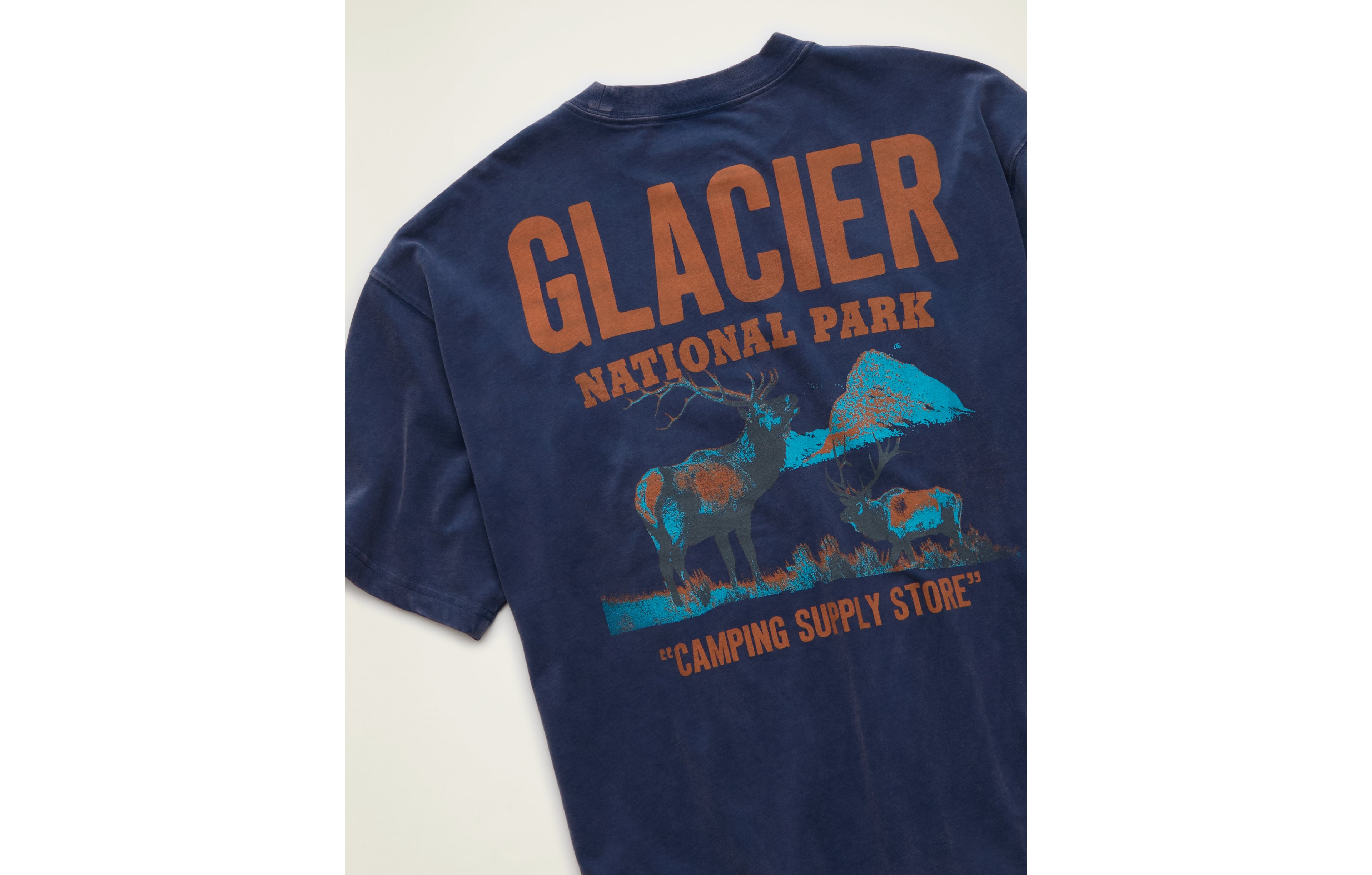 AE Boxy Fit Glacier National Park Graphic T-Shirt