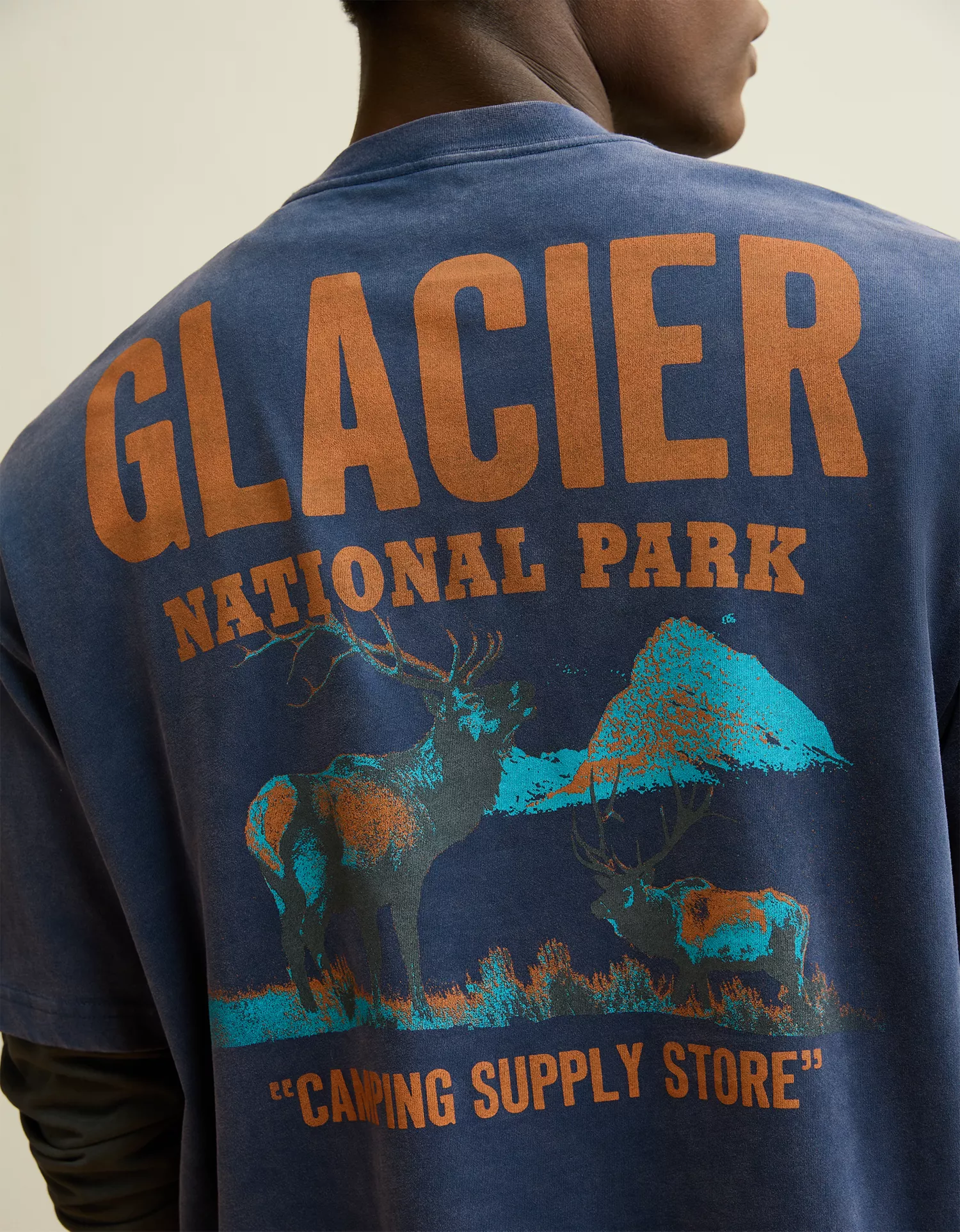 AE Boxy Fit Glacier National Park Graphic T-Shirt - thumbnail 9