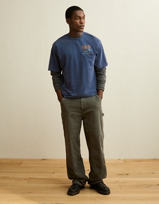 AE Boxy Fit Glacier National Park Graphic T-Shirt