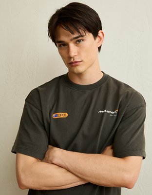 T-shirt à image McLaren de coupe droite AE