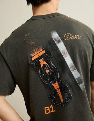 T-shirt à image McLaren de coupe droite AE