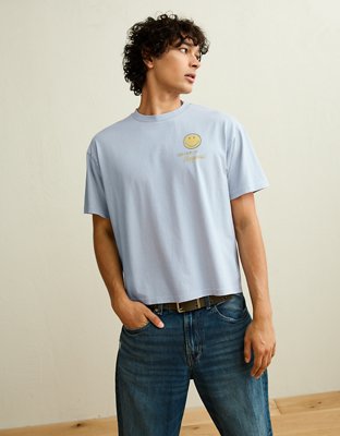 T-shirt à image de coupe droite AE