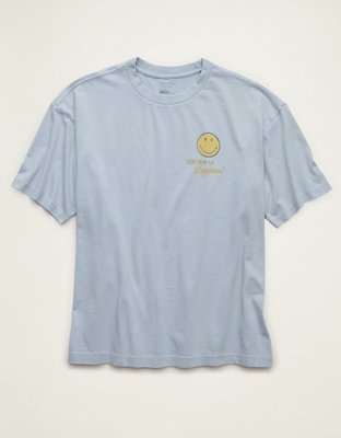 T-shirt à image de coupe droite AE