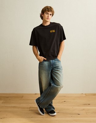 AE Boxy Fit Roscoe's Graphic T-Shirt
