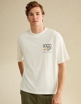 AE Boxy Fit McLaren Graphic T-Shirt | American Eagle