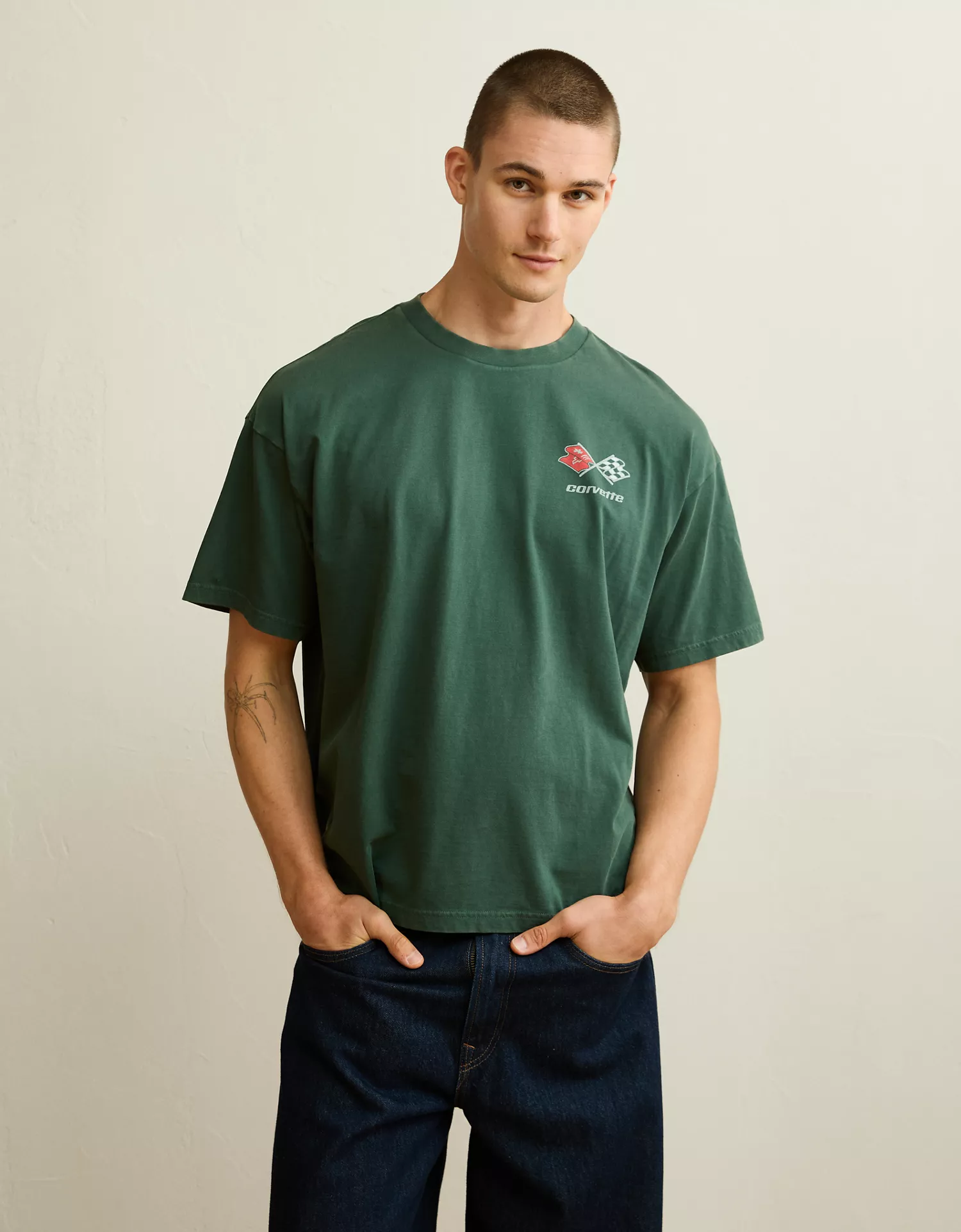 AE Boxy Fit Corvette Graphic T-Shirt - thumbnail 5