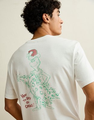 AE Standard Fit Grinch Graphic T-Shirt