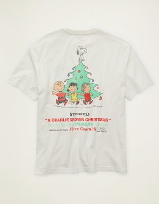 AE Standard Fit Charlie Brown Graphic T-Shirt