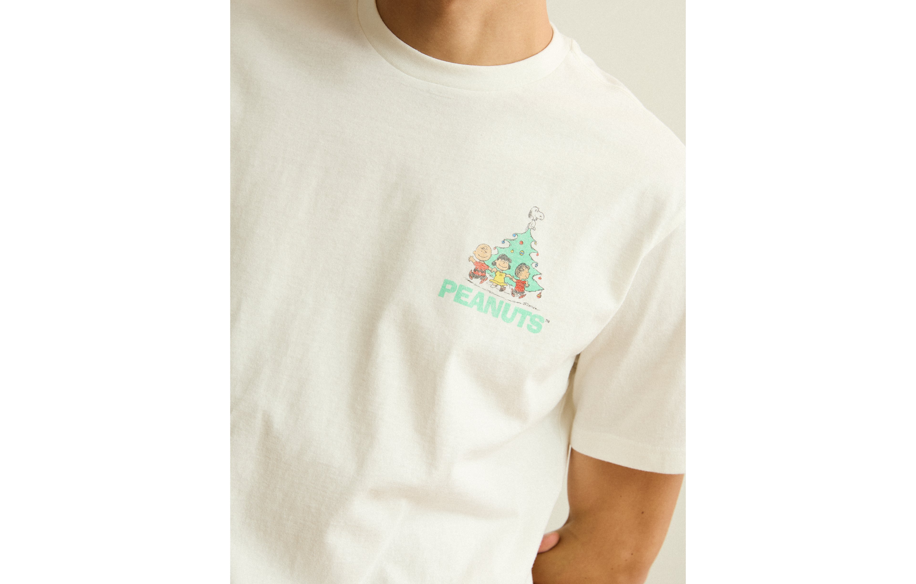 AE Standard Fit Charlie Brown Graphic T-Shirt