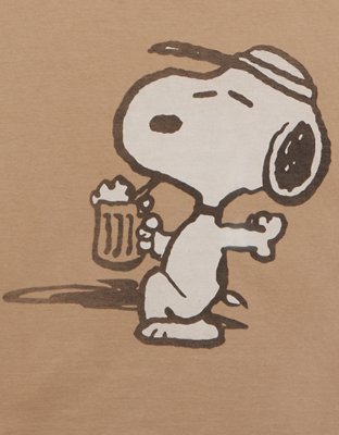 AE Boxy Fit Snoopy Graphic T-Shirt