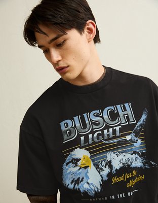 AE Boxy Fit Busch Light Graphic T-Shirt