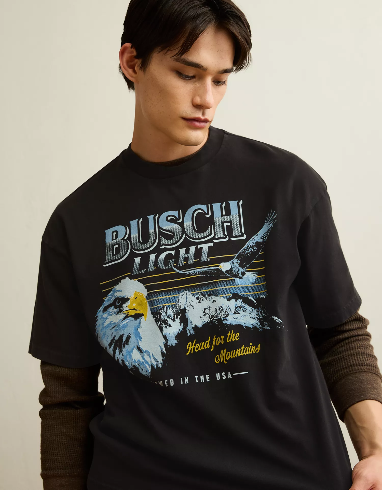 AE Boxy Fit Busch Light Graphic T-Shirt - thumbnail 7