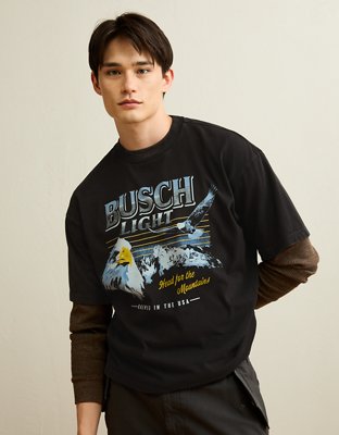 AE Boxy Fit Busch Light Graphic T-Shirt