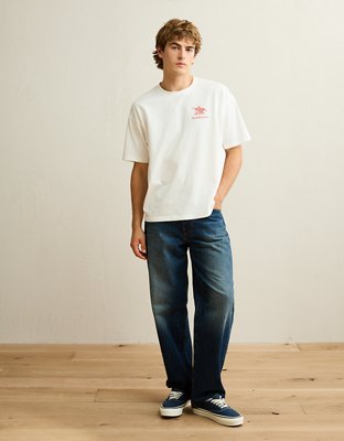 AE Boxy Fit Budweiser Graphic T-Shirt