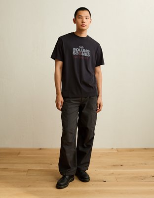 AE Standard Fit Rolling Stones Graphic T-Shirt