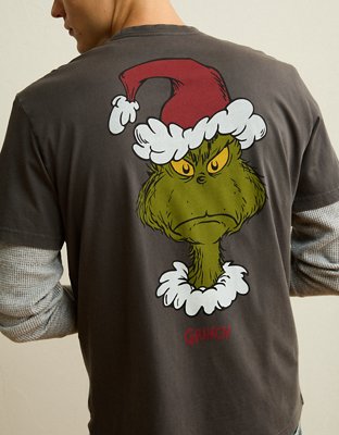 AE Standard Fit Grinch Graphic T-Shirt