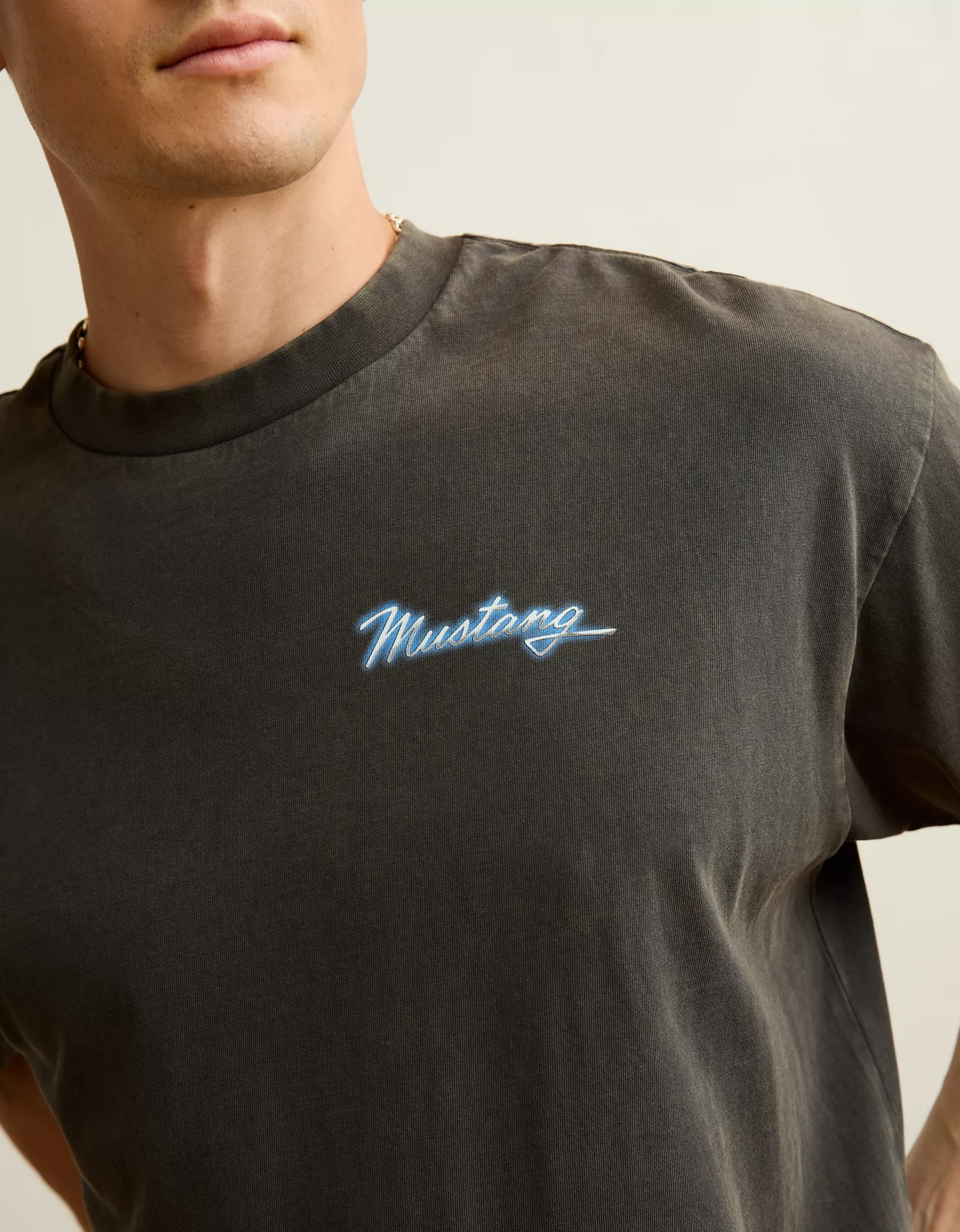 AE Boxy Fit Ford Mustang Graphic T-Shirt - thumbnail 7