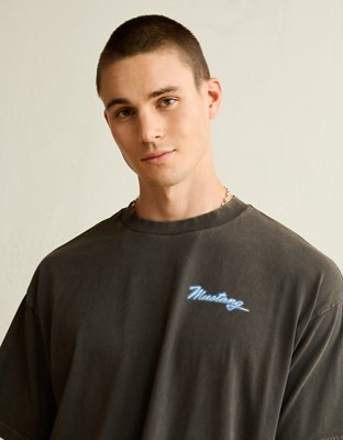 AE Boxy Fit Ford Mustang Graphic T-Shirt