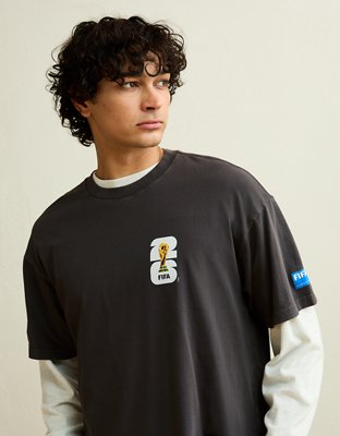 AE x FIFA World Cup 2026 Boxy Fit Graphic T-Shirt | American Eagle