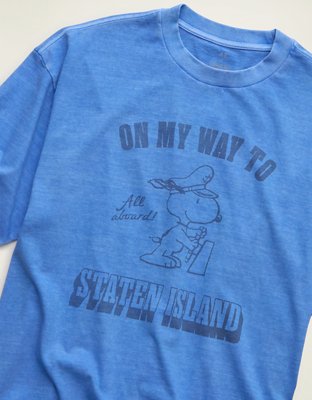 AE Boxy Fit Snoopy Graphic T-Shirt