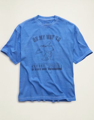 AE Boxy Fit Snoopy Graphic T-Shirt