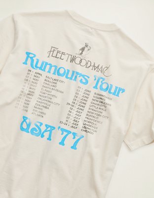 AE Standard Fit Fleetwood Mac Graphic T-Shirt