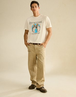 AE Standard Fit Fleetwood Mac Graphic T-Shirt