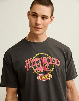 AE Boxy Fit Fleetwood Mac Graphic T-Shirt