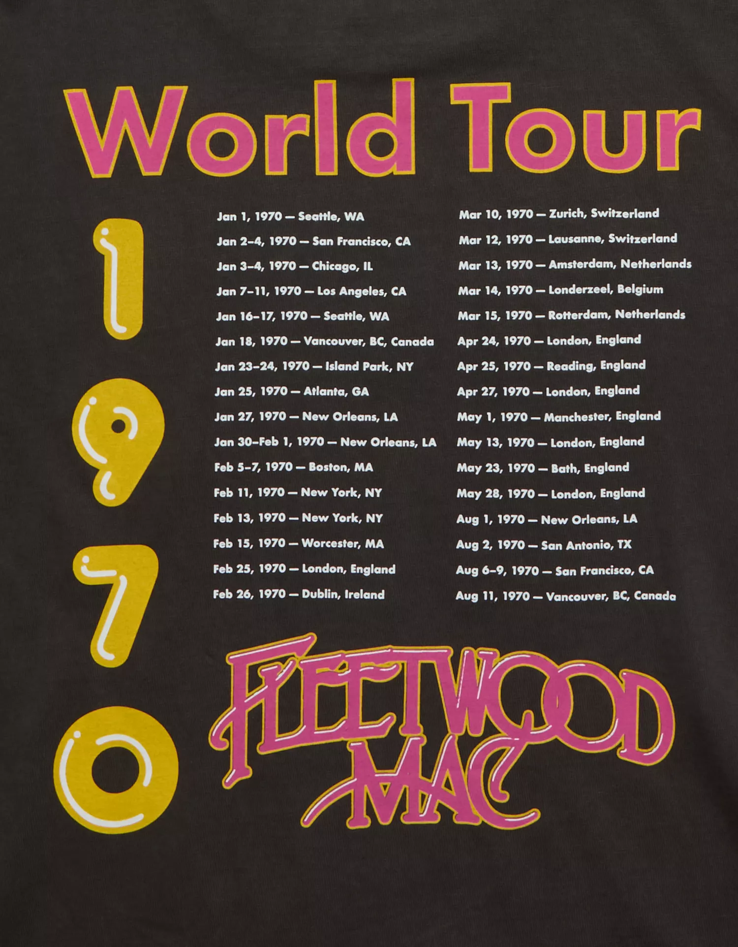 AE Boxy Fit Fleetwood Mac Graphic T-Shirt - thumbnail 8