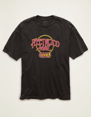 AE Boxy Fit Fleetwood Mac Graphic T-Shirt