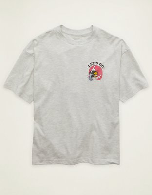 AE Boxy Fit Snoopy Graphic T-Shirt
