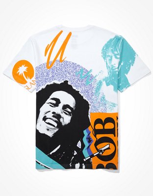 Мужские футболки American Eagle Tailgate Men's Bob Marley Graphic T-Shirt — фото 4