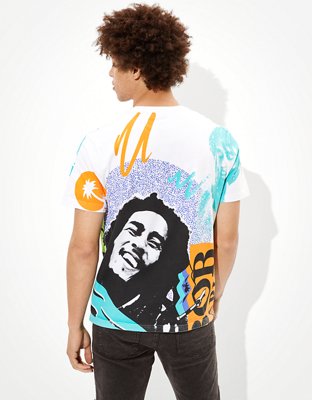 Мужские футболки American Eagle Tailgate Men's Bob Marley Graphic T-Shirt — фото 3