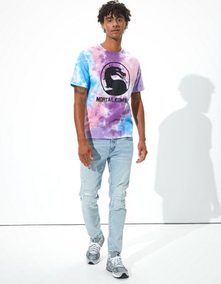Мужские футболки American Eagle Tailgate Men's Mortal Kombat Tie-Dye T-Shirt — фото 3