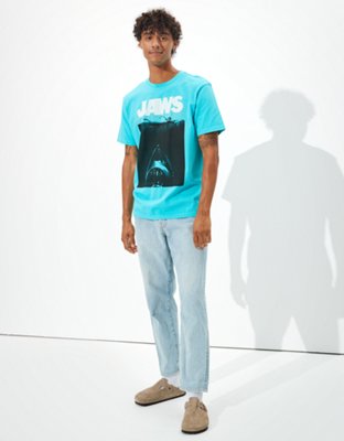 Мужские футболки American Eagle Tailgate Jaws Graphic T-Shirt — фото 2