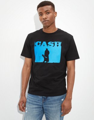 Мужские футболки American Eagle Tailgate Men's Johnny Cash Graphic T-Shirt — фото 2